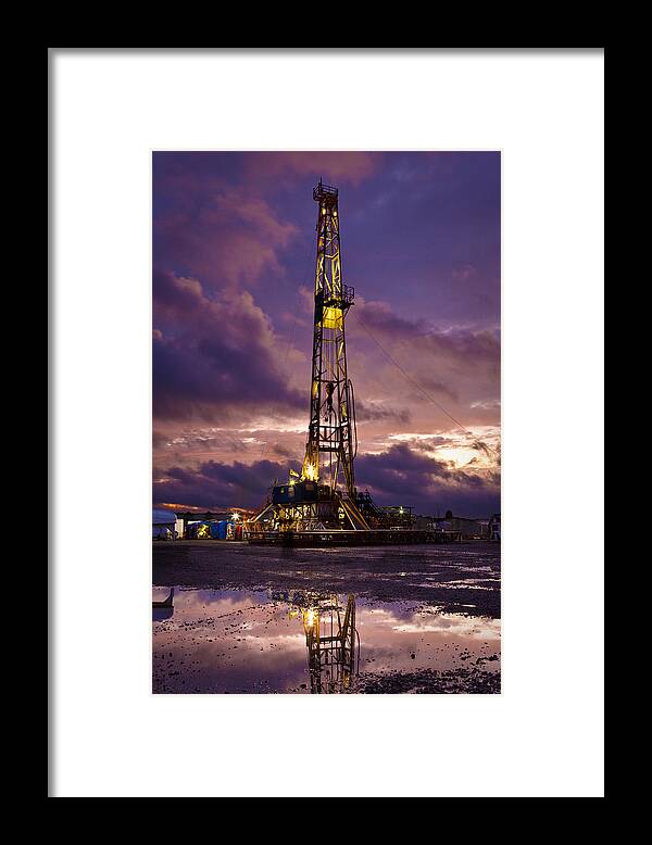 Driller Framed Print featuring the photograph After The Storm by Jonas Wingfield