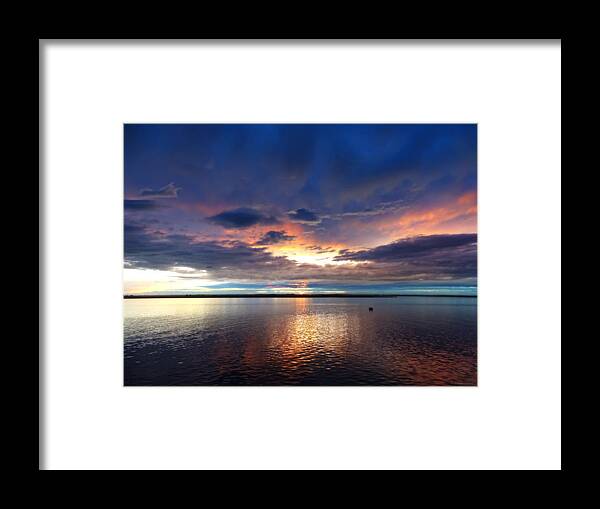 Afterglow Framed Print featuring the photograph Afterglow by Dark Whimsy