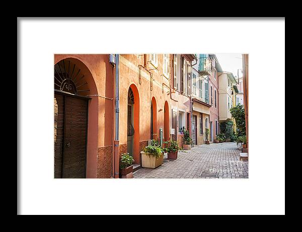Villefranche-sur-mer Framed Print featuring the photograph Afternoon in Villefranche-sur-Mer by Elena Elisseeva