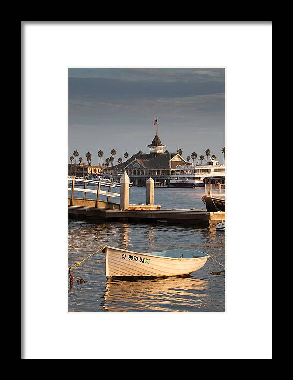Newport Beach Framed Print featuring the photograph Afternoon Light Balboa Island by Cliff Wassmann