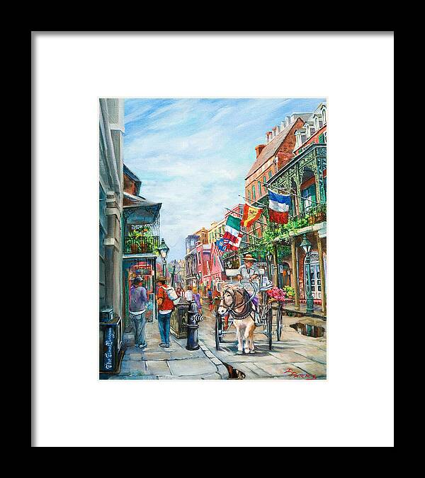 New Orleans Art Framed Print featuring the painting Afternoon on St. Ann by Dianne Parks