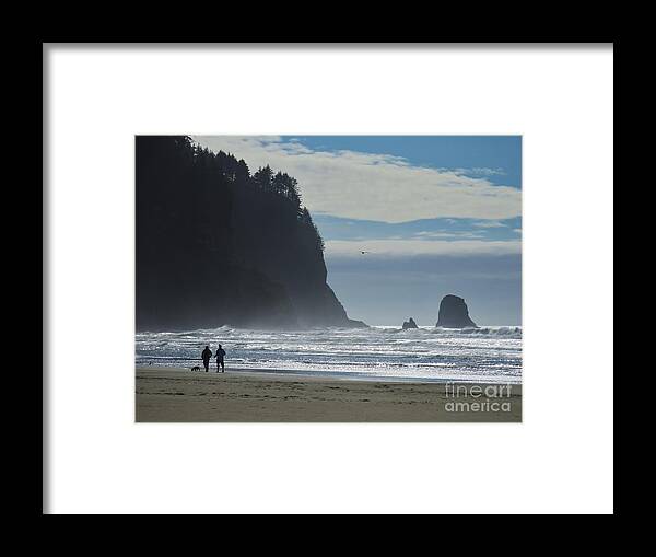 Cape Meares Framed Print featuring the photograph Cape Meares by Michele Penner