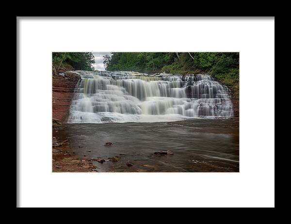 Agate Falls Framed Print featuring the photograph Agate Falls by Gary McCormick