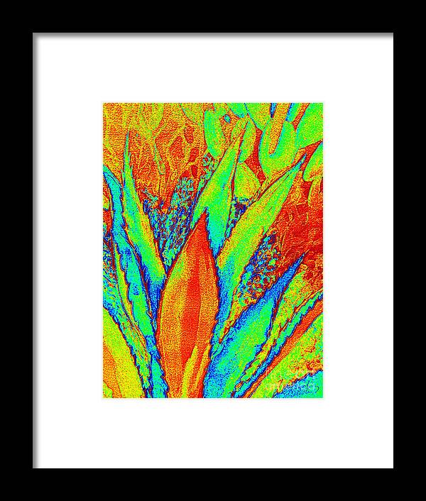 Agave Framed Print featuring the painting Agave by Summer Celeste