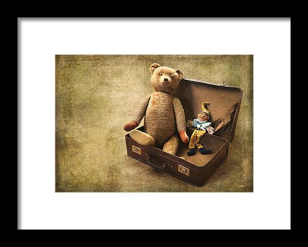Photo Framed Print featuring the photograph Aged Toys by Jutta Maria Pusl