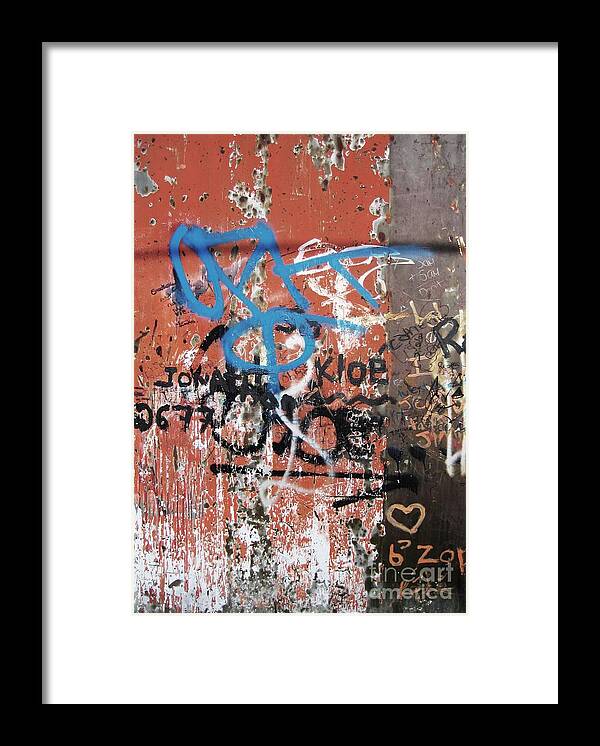 Graffitti Framed Print featuring the photograph Aging Walls by Reb Frost