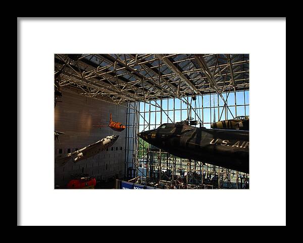 Air And Space Museum Framed Print featuring the photograph Air and Space Museum by Kenny Glover