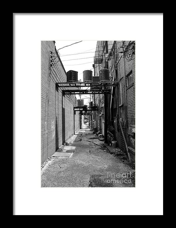 Photo For Sale Framed Print featuring the photograph Air Conditioner Alley by Robert Wilder Jr