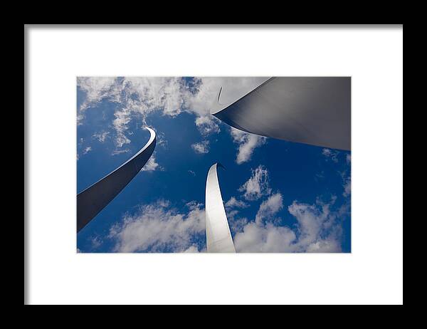 Travel Framed Print featuring the photograph Air Force Memorial by Louise Heusinkveld