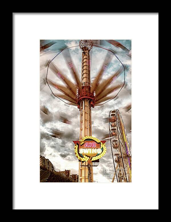 Tullieries Garden Framed Print featuring the photograph Air Swing at the Tullieries Garden in Paris France by Alissa Beth Photography