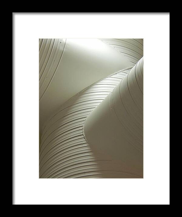 Industrial Framed Print featuring the photograph Airconditioned Sculpture by Denise Clark