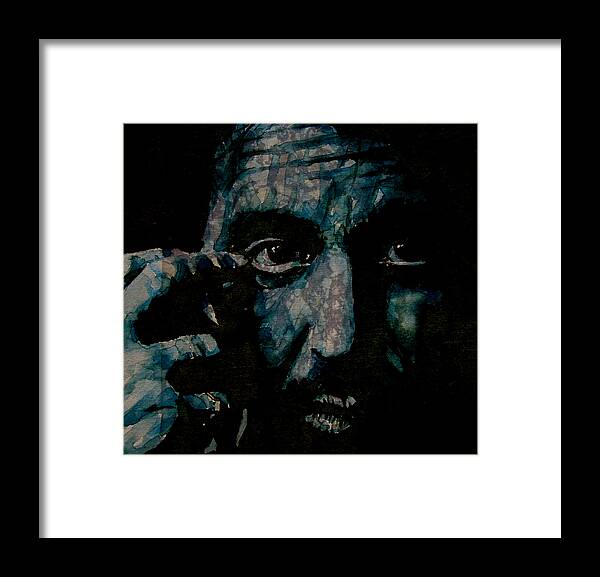 Al Pacino Framed Print featuring the painting Al Pacino by Paul Lovering