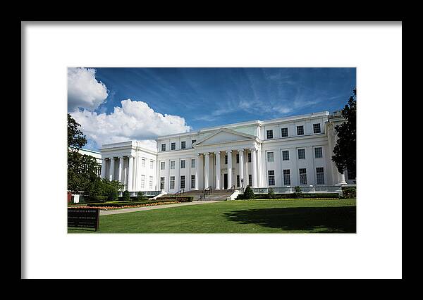 Alabama Building Of Archives And History Framed Print featuring the photograph Alabama Building of Archives and History by Debra Martz
