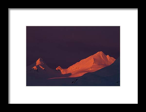 20-30 Framed Print featuring the photograph Alaska Sunrise by Mike Bachman