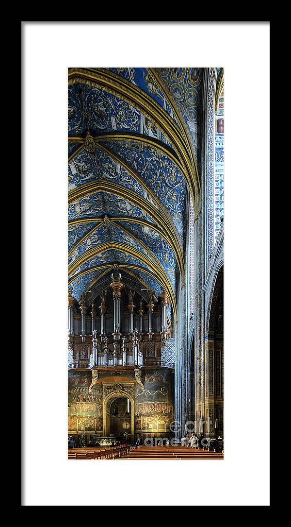 France Framed Print featuring the photograph Albi Cathedral nave by RicardMN Photography