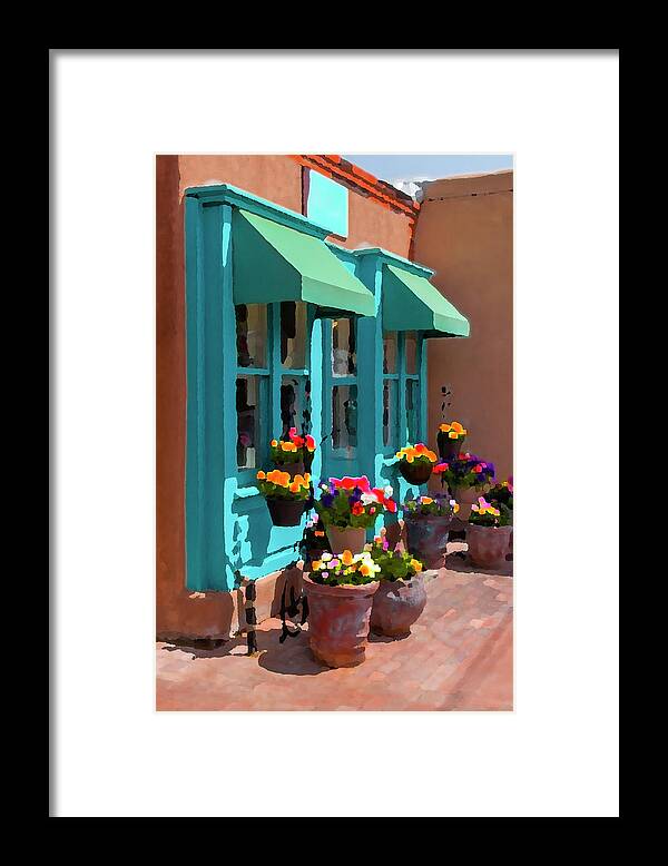 Albuquerque Framed Print featuring the photograph Albuquerque Florist 1158 by Ginger Stein