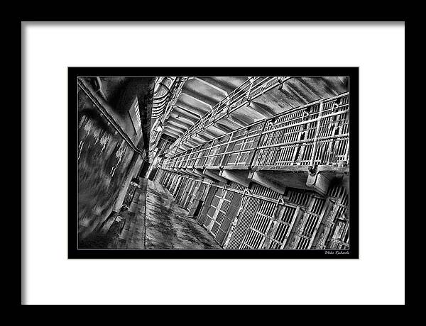 Art Photography Framed Print featuring the photograph Alcatraz The Cells by Blake Richards