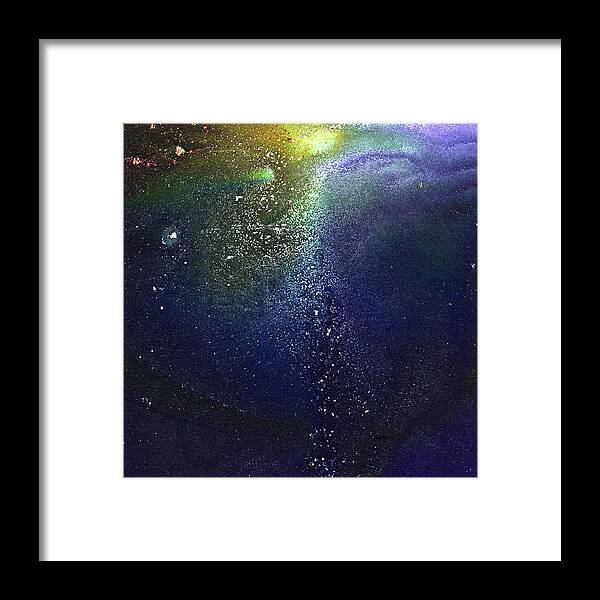 Gallery Framed Print featuring the painting ALCHEMY 02d by Dar Freeland