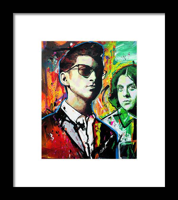 Alex Turner Framed Print featuring the painting Alex Turner by Richard Day