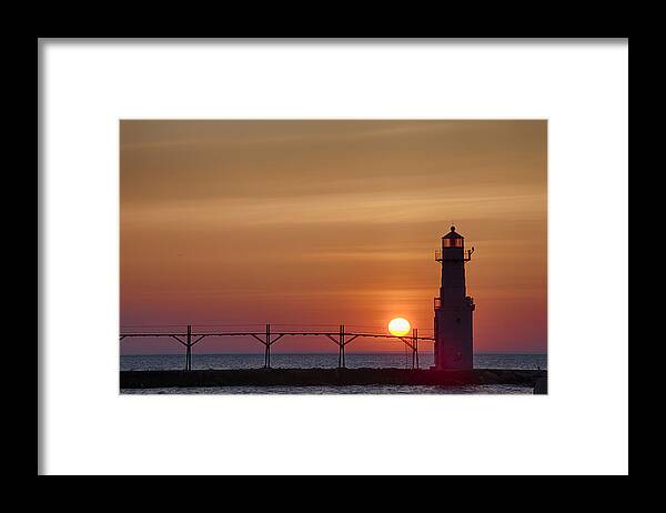 Wisconsin Framed Print featuring the photograph Algoma 4 by CA Johnson