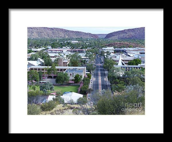 Alice Springs Framed Print featuring the photograph Alice Springs - Australia by Phil Banks