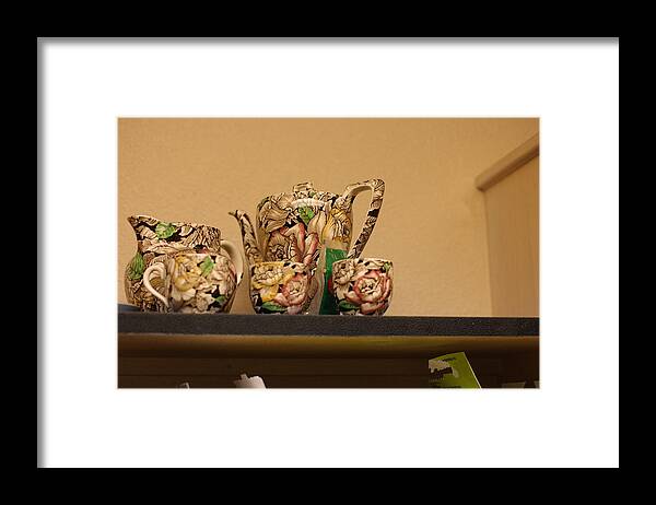  Framed Print featuring the photograph Alice's Tea Party by Carl Wilkerson