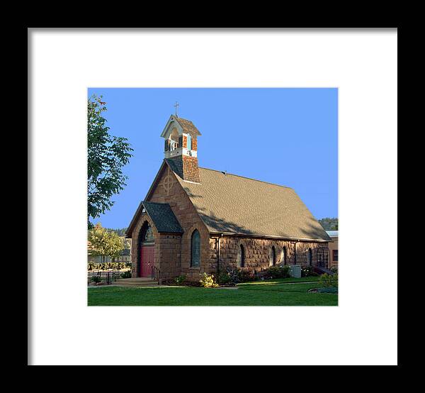 Church Framed Print featuring the photograph All Angels Episcopal Church of Spearfish, Dakota by Josephine Buschman