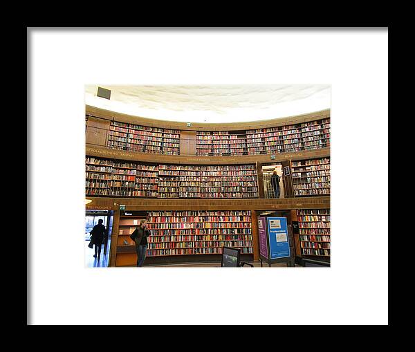 City Framed Print featuring the photograph All the books by Rosita Larsson