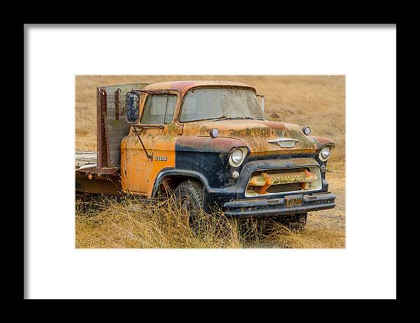Truck Framed Print featuring the photograph All Used Up by Derek Dean