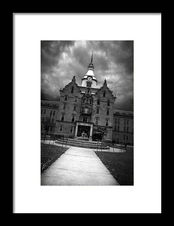 Scary Framed Print featuring the photograph Allegheny Lunatic Asylum by Frederic A Reinecke