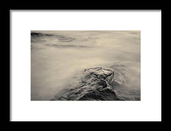 Gold Framed Print featuring the photograph Allens Pond XII Toned by David Gordon