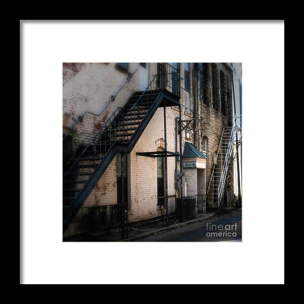 Kansas Framed Print featuring the photograph Alley Entrance by Fred Lassmann