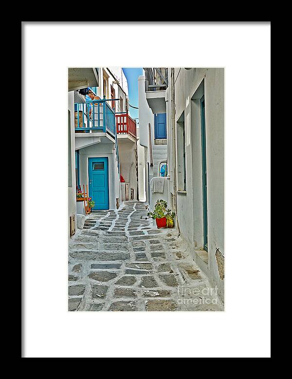 Alley Framed Print featuring the photograph Alley Way by Joe Ng