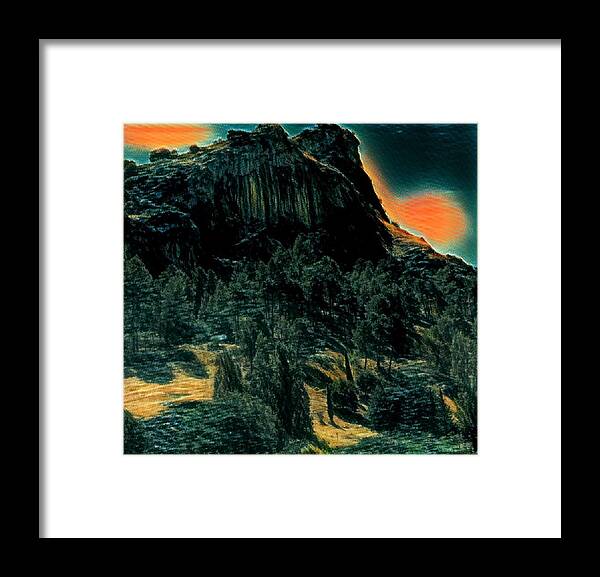 Colette Framed Print featuring the photograph Almeria Nature Spain by Colette V Hera Guggenheim