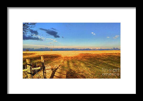 Clouds Framed Print featuring the photograph Almost by Audie Thornburg