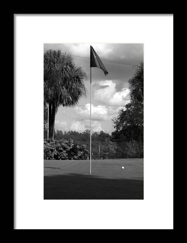 Golf Framed Print featuring the photograph Almost Black and White by Larry Underwood