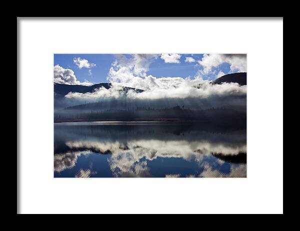 Heavenly Light Framed Print featuring the photograph Almost Heaven by Michael Dawson