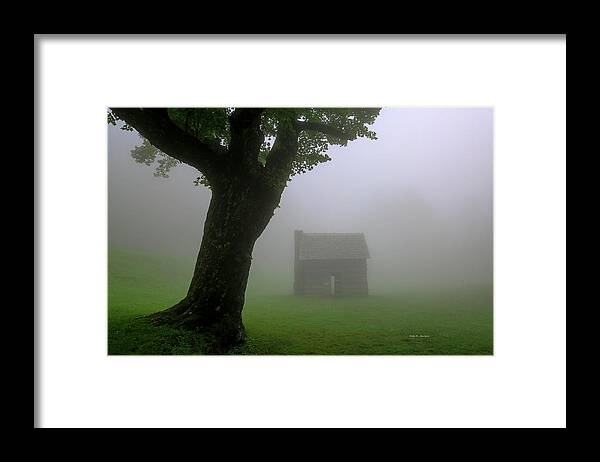 Jesse Brown Cabin Framed Print featuring the photograph Almost Home by Dale R Carlson