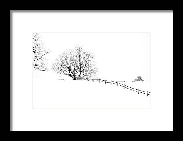 Winter Framed Print featuring the photograph Alone by Jeff Cooper
