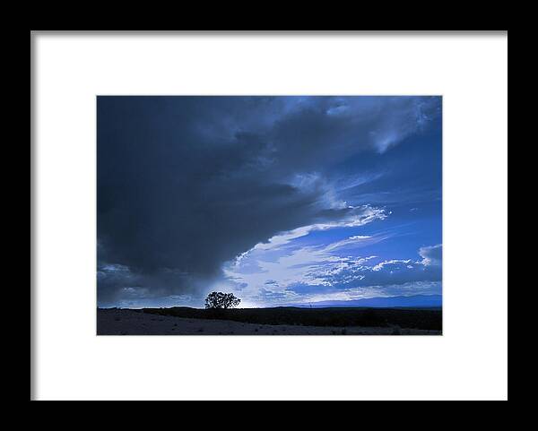 Sky Framed Print featuring the photograph Alone by John Hansen