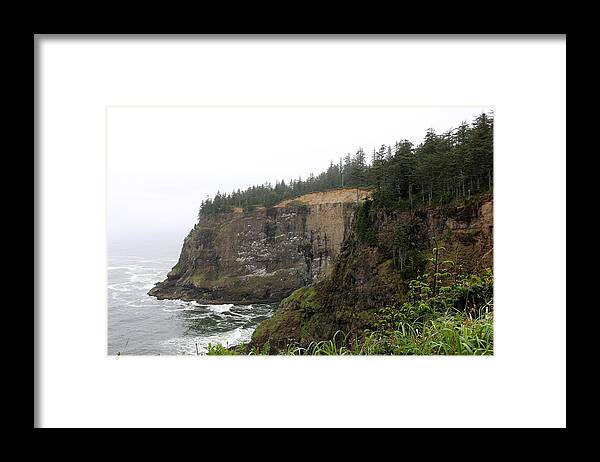 Oregon Coast Framed Print featuring the photograph Along the Oregon Coast - 8 by Christy Pooschke