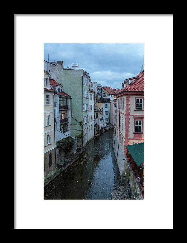 Prague Framed Print featuring the photograph Along the Prague Canals by Matthew Wolf