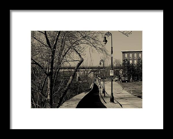 River Framed Print featuring the photograph Along the River by Lois Lepisto