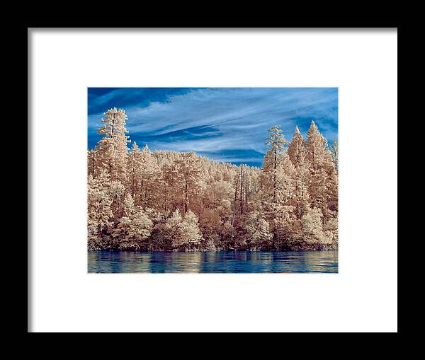 Greg Nyquist Framed Print featuring the photograph Along the Smith River in Infrared by Greg Nyquist
