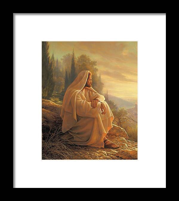 Alpha Framed Print featuring the painting Alpha and Omega by Greg Olsen