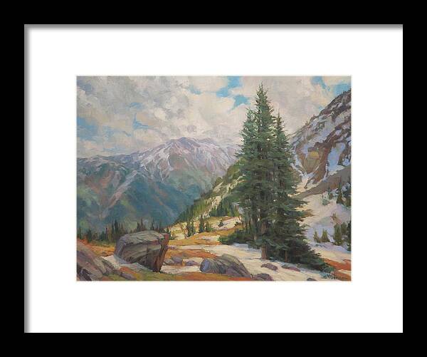 Wilderness Framed Print featuring the painting Alpine Spring by Steve Henderson