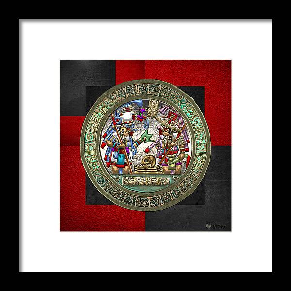 'treasures Of Mesoamerica' By Serge Averbukh Framed Print featuring the photograph Altar 5 From Tikal by Serge Averbukh