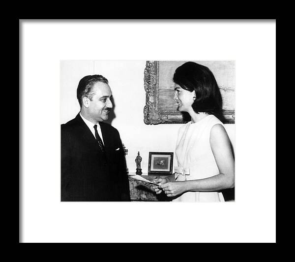 1960s Framed Print featuring the photograph Ambassador Talat Al-ghoussein Of Kuwait by Everett