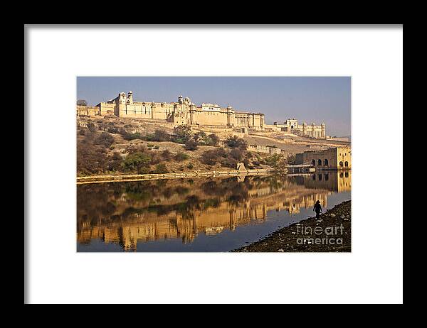 Amber Fort Framed Print featuring the photograph Amber Fort by Elena Perelman