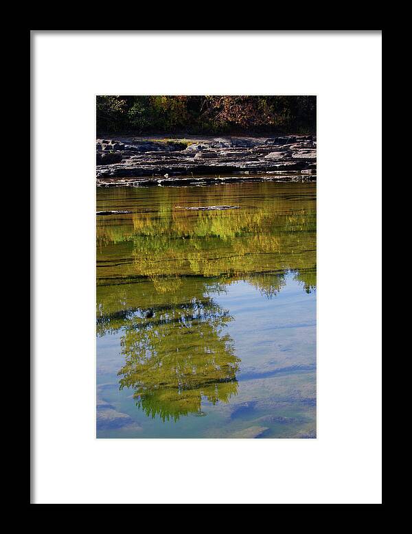 Adria Trail Framed Print featuring the photograph Amber Reflections by Adria Trail